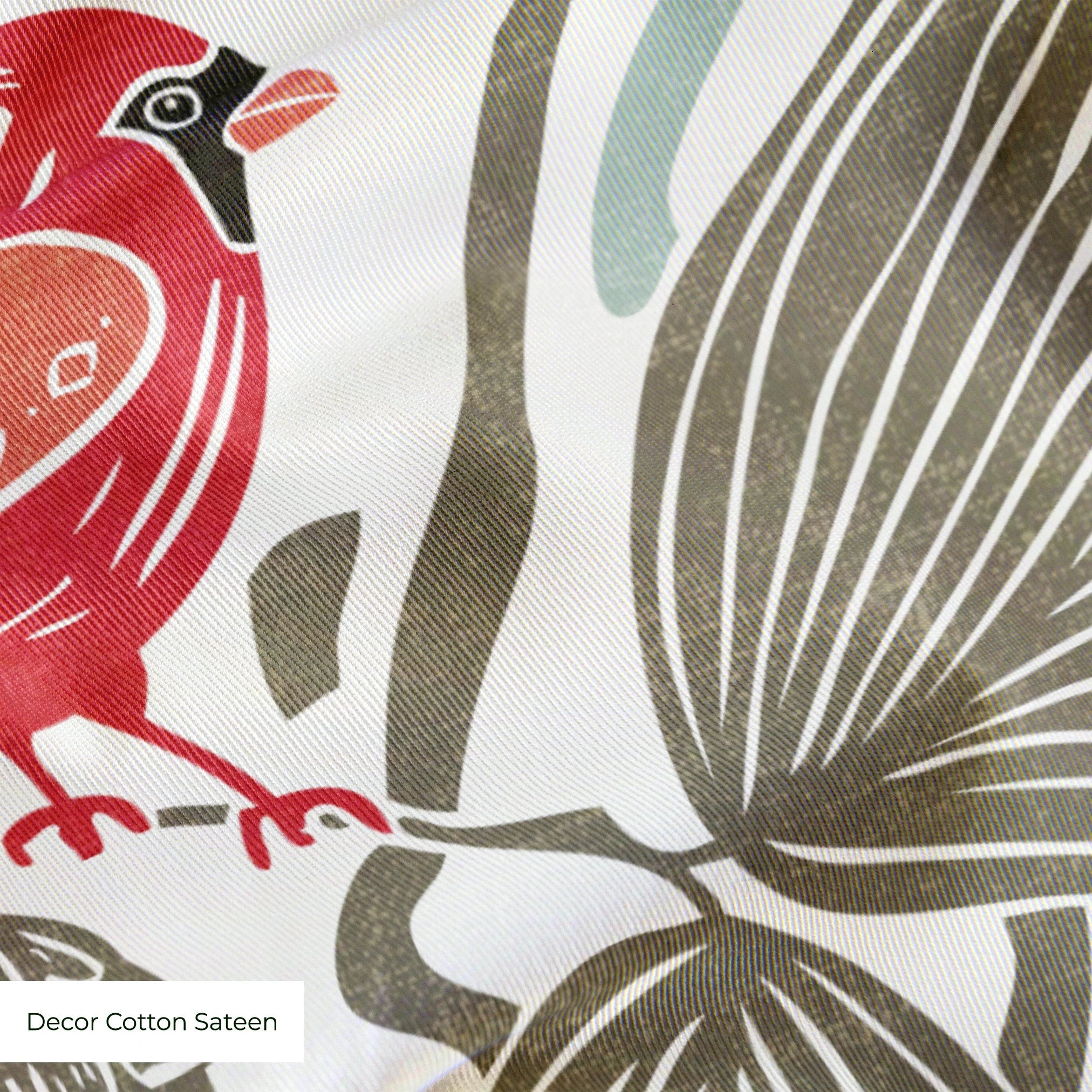 Peck and Plume, Brighter White with Texture, Large 24 inch wide repeat Fabric