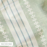Beaufort Trio Stripe, Pale Green, Medium 12 inch wide repeat Fabric
