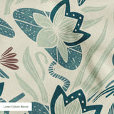 Great Blue Heron, Bold, With Texture, Medium 8 inch wide repeat Fabric