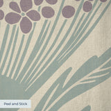 Queen Anne's Lace, Heritage Green and Berry, Medium Wallpaper