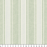 Beaufort Trio Stripe, Pale Green, Large 18 inch wide repeat Fabric