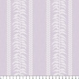 White feather and chevron pattern stripes on soft purple background