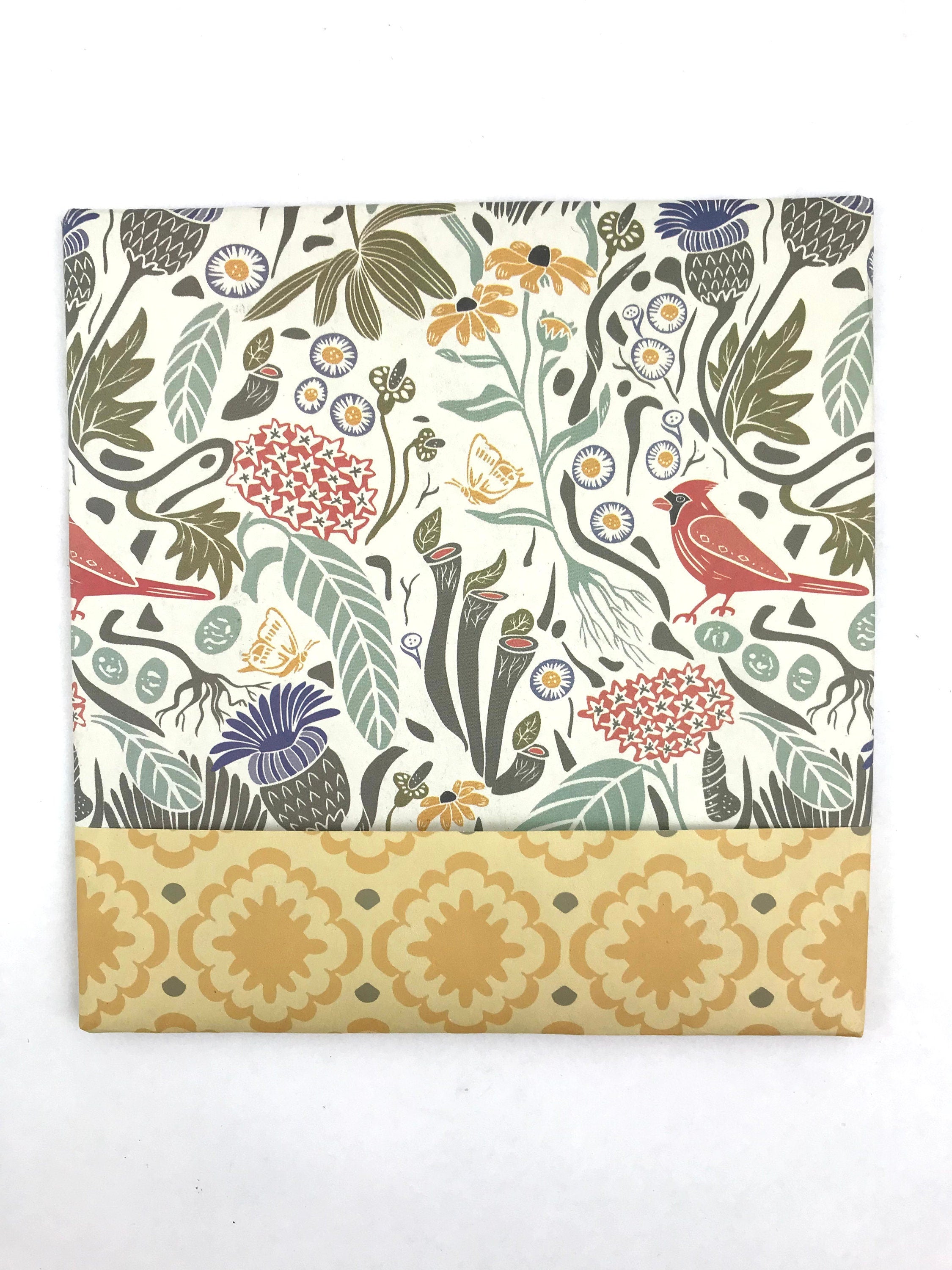 Eco Giftwrap, Peck and Plume,  Set of 3 sheets, 21.5x34 inches each.