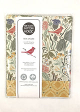 Eco Giftwrap, Peck and Plume,  Set of 3 sheets, 21.5x34 inches each.