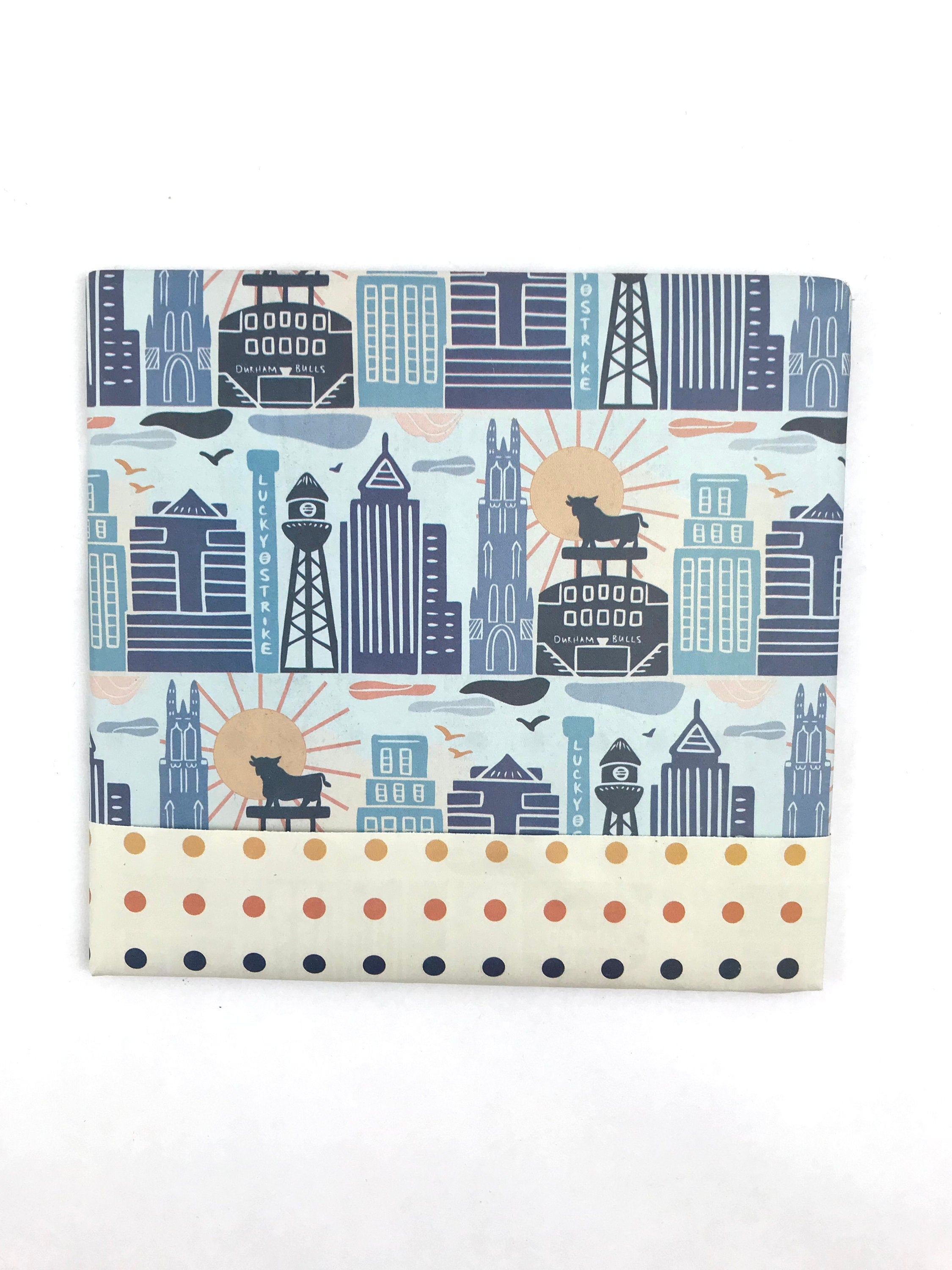 Eco Giftwrap, Durham, NC. Set of 3 sheets, 21.5x34 inches each.
