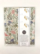 Eco Giftwrap, Peck and Plume,  Set of 3 sheets, 21.5x34 inches each.